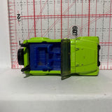 Green Surf Rescue 1998 Jeep Wrangeler Matchbox Diecast Car