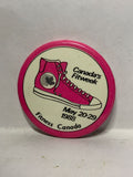 Canada's Fitweek May 1988 Fitness Canada Shoe  Button Pinback