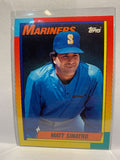 # 115T Matt Sinatro  Seattle Mariners 1990 Topps Baseball Cards