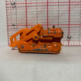 Orange Bulldozer #1365 Yatming Construction Diecast Car