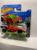 Red Punk Rod HW Modified HYX72 N521 2024 Short Card Hot Wheels Diecast Car