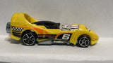 Yellow #6 Experimental Power Rocket13346 1995 Hot Wheels Diecast Car