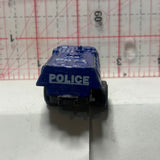 Blue Police Armored Response Vehicle MB606 Matchbox Emergency Diecast Car