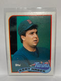 # 265 Kent Hrbek  Minnesota Twins 1989 Topps Baseball Cards