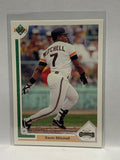 # 247 Kevin Mitchell  San Francisco Giants 1991 UD Baseball Cards