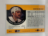 # 411 Bruce Shoebottom  Boston Bruins 90-91 Pro Set Hockey Cards