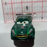 Green Nigel Gearsley World Grand Prix Disney Pixar Diecast Car