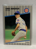 # 431 Greg Maddux  Chicago Cubs 1989 Fleer Baseball card