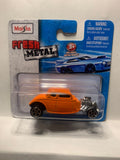 Orange 1934 Ford Hot Rod Fresh Metal 2017 Short Card Maisto Diecast Car