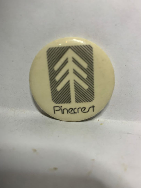 Pinecrest Logo Tree  Button Pinback