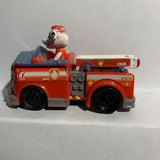 Red Marshall Paw Patrol Fire Truck Engine Spin Master Diecast Car