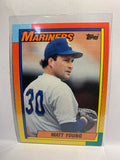 # 131T Matt Young  Seattle Mariners 1990 Topps Baseball Cards