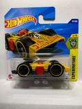 Yellow Flippin Fast Experomotors HYX88 N521 2024 Short Card Hot Wheels Diecast Car