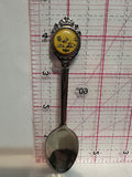 Asian Temple Silver Plated Misc Souvenir Spoon
