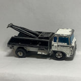 White Cabover Tow Truck Yatming Municipal Diecast Car