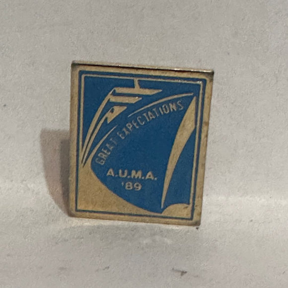 AUMA '89 Great Expectations Logo  Lapel Pin