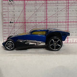 Blue Brutalistic 2006 Mcdonalds Hot Wheels Diecast Car