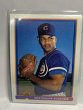 # 421 Heathcliff Slocumb RC Chicago Cubs 1991 Bowman Baseball card