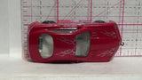Red Flames Sports Racer Unbranded Diecast Car