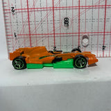 Orange F1 Eacer Big Rig Heat Hot Wheels Diecast Car