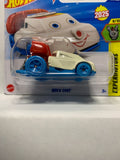 White Quick Chat Experomotors HYW45 N521 G1 2025 Short Card Hot Wheels Diecast Car