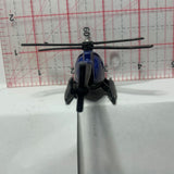 Blue  Police Helicopter P806 Unbranded Aircraft Diecast Car