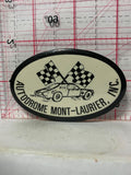 Autodrome Mont-Laurier Inc Racing Logo  Button Pinback