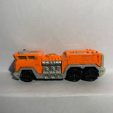 Orange 5 Alarm Fire Truck Engine missing ladder Hot Wheels Diecast Car