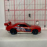 Red Drift Champion Dodge Challenger Drift Car Nightburnerz Hot Wheels Diecast Car