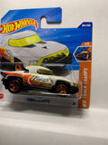 White Terra Tracktyl HW Track Champs JBB23 N521 2024 Short Card Hot Wheels Diecast Car