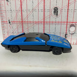 Blue Crushed Lancia Stratos Racer Unbranded Diecast Car