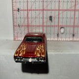 Red Flames '69 Ford Torino Talladega N3191 Hot Wheels Diecast Car