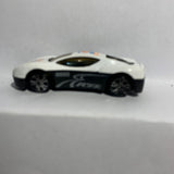 Black White RYZ #9 Super Racer Unbranded Diecast Car