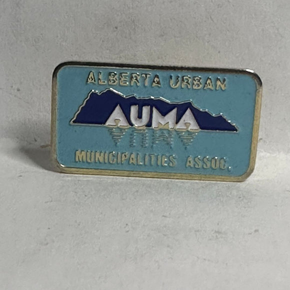 Alberta Urban Municipalities Axxoc AUMA Logo  Lapel Pin