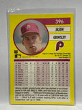 # 396 Jason Grimsley  Philadelphia Phillies 1991 Fleer Baseball card