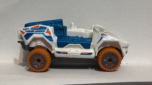 White Bot Wheels FJW01 ©2018 Hot Wheels Diecast Car