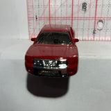 Red Nissan Titan Truck Hot Wheels Diecast Car
