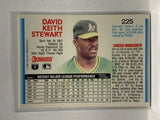 # 225 Dave Stewart  Oakland Athletics 1992 Donruss Baseball Cards