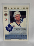 # 100 Nikolai Borschevsky  Toronto Maple Leafs 92-93 O-Pee-Chee Premier Hockey Cards