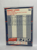 # 140 Barry Lyons  New York Mets 1988 Fleer Baseball Cards