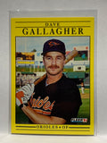 # 471 Dave Gallagher  Baltimore Orioles 1991 Fleer Baseball card