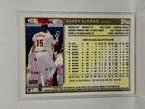 # 245 Sandy Alomar  Cleveland Indians 1999 Topps Baseball Cards