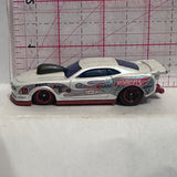 White '10 Pro Stock Camaro R6450 2010 Hot Wheels Diecast Car