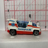 White Rapid Pulse Ambulance Hot Wheels Diecast Car