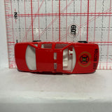 Red Taxi Cab #8030 Unbranded Diecast Car