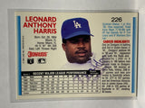# 226 Lenny Harris  Los Angeles Dodgers 1992 Donruss Baseball Cards