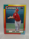 # 124T John Tudor  St Louis Cardinals 1990 Topps Baseball Cards