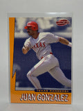# 19 Juan Gonzalez  Texas Rangers 1999 Invincible Baseball Cards