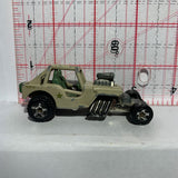 Tan Custom '42 Jeep CJ-2A Hot Wheels Diecast Car