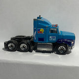 Blue NBL North Melbourne Giants Ford Aeromax Semi Truck 1/97 Matchbox Diecast Car